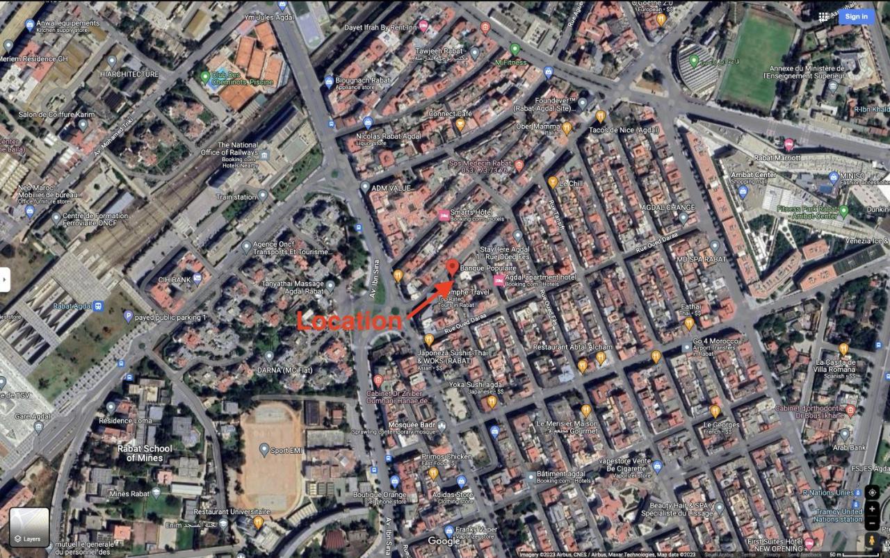 Luxury Apartment 3 Bedroom In The Heart Of Agdal Near Arribat Center Rabat Esterno foto